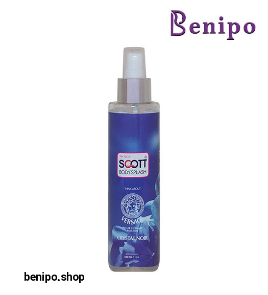 بادی اسپلش مردانه Versace Crystal Noir حجم 200میل