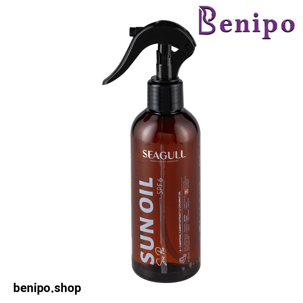 روغن برنزه کننده و ویتامینه با Spf6