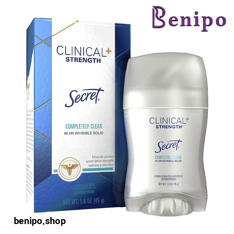 استیک ضد تعریق زنانه مدل کلینیکال Completely Clean وزن 45گرم