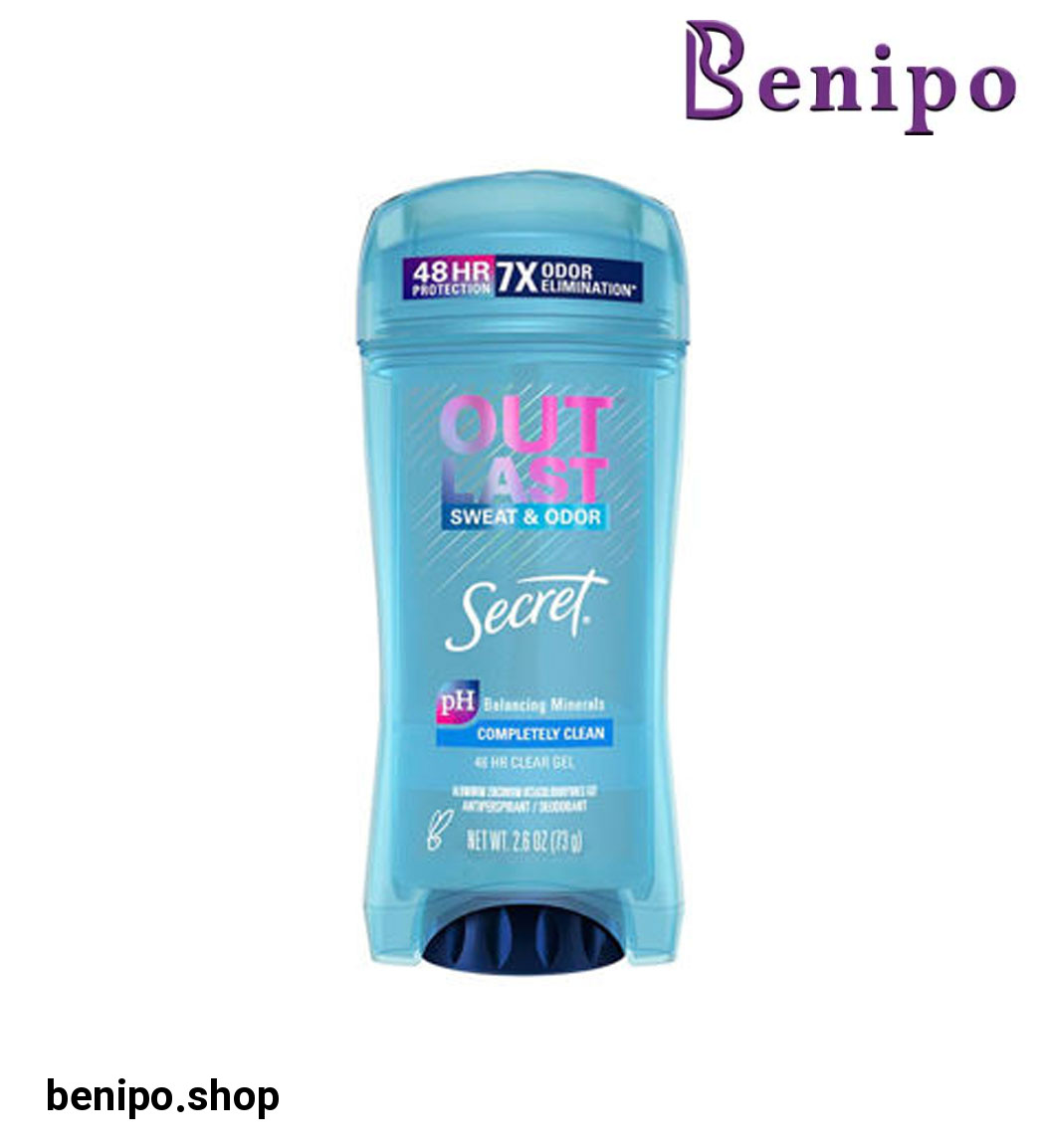 دئودورانت استیکی ژله ای Completely Clean مدل Out Last