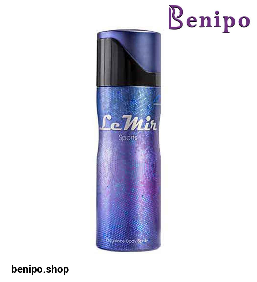اسپری بدن زنانه و مردانه Le Mir حجم 200میل