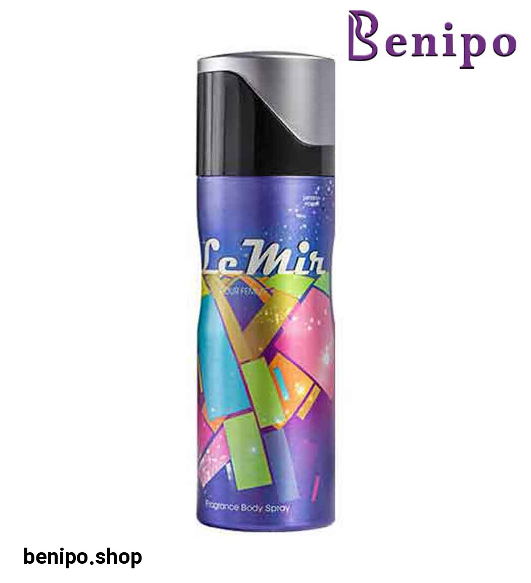 اسپری بدن زنانه Le Mir حجم 200میل