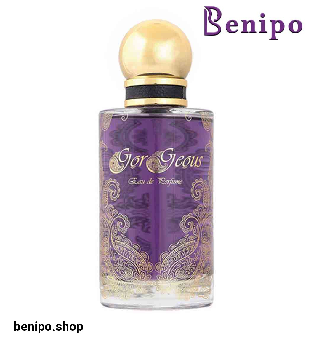 ادوپرفیوم زنانه Gorgeous بنفش حجم 100میل