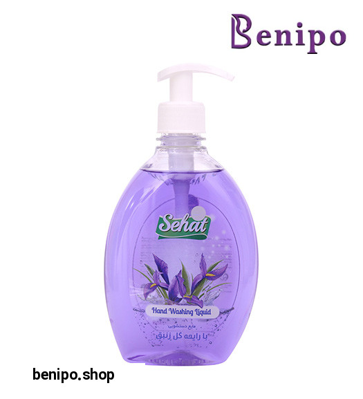 مایع دستشویی معمولی شفاف زنبـق 500 میل