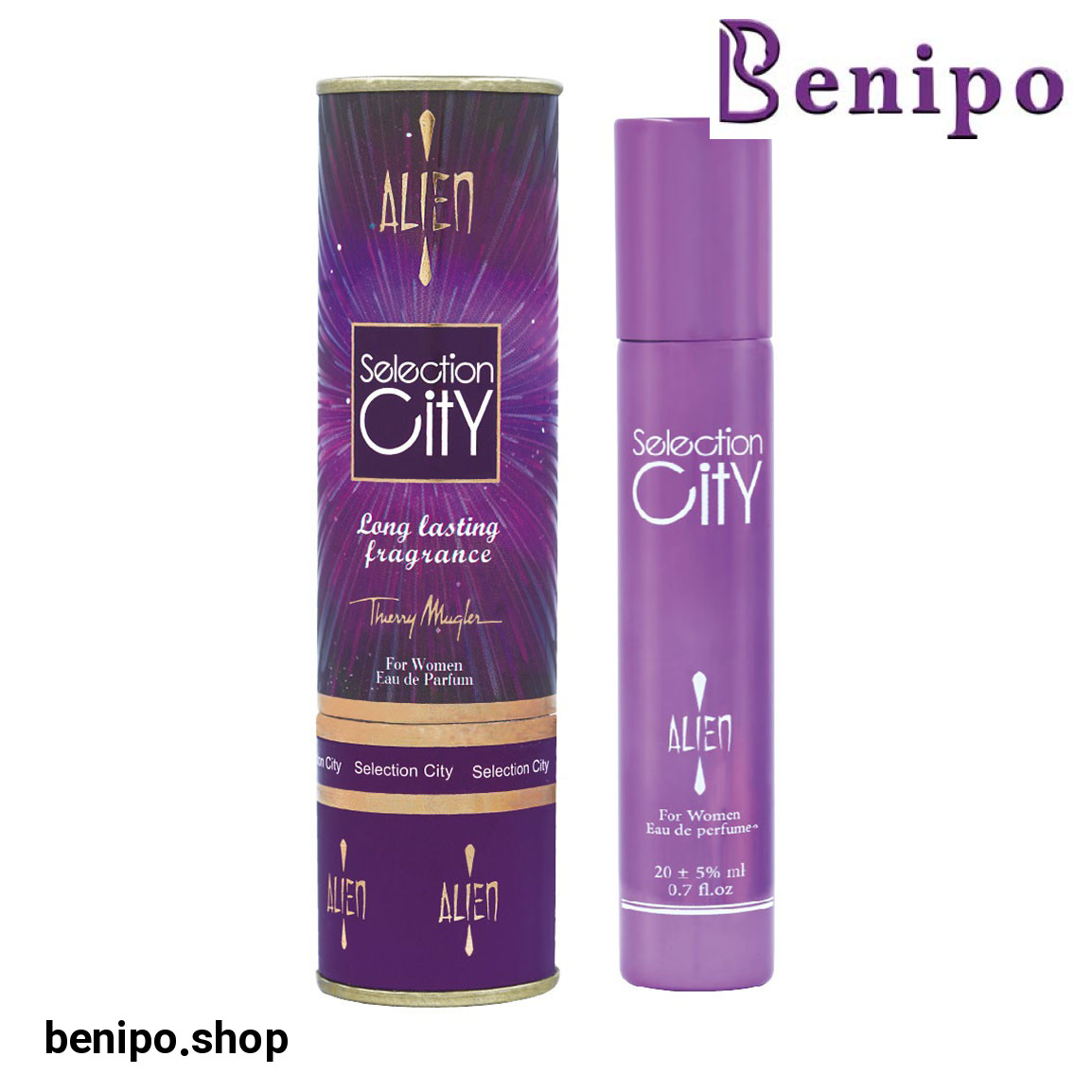 عطر جیبی زنانه مدل Alien حجم 20 میلی لیتر