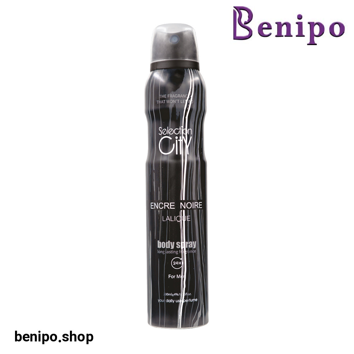 اسپری خوشبو کننده بدن مردانه Encre Noir Lalique حجم 200میل