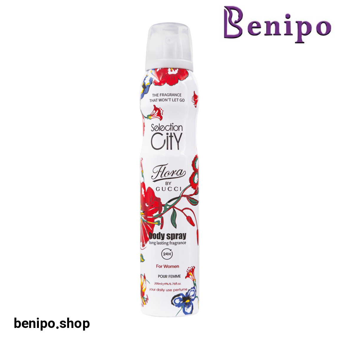 اسپری خوشبو کننده بدن زنانه مدل Floura Gucci حجم 200میل