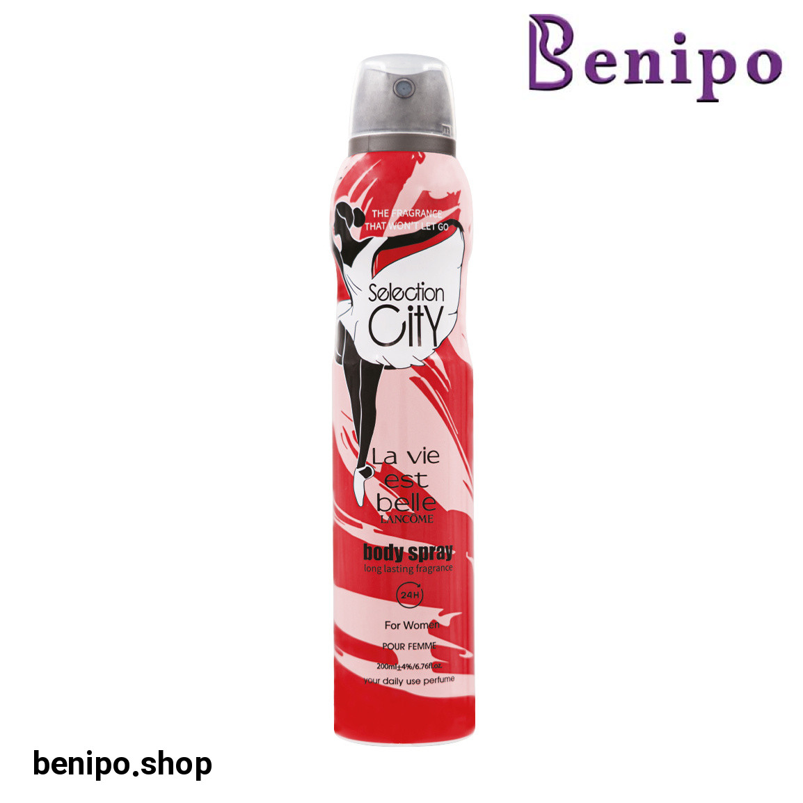 اسپری خوشبو کننده بدن زنانه مدل La Vie Est Belle حجم 200میل