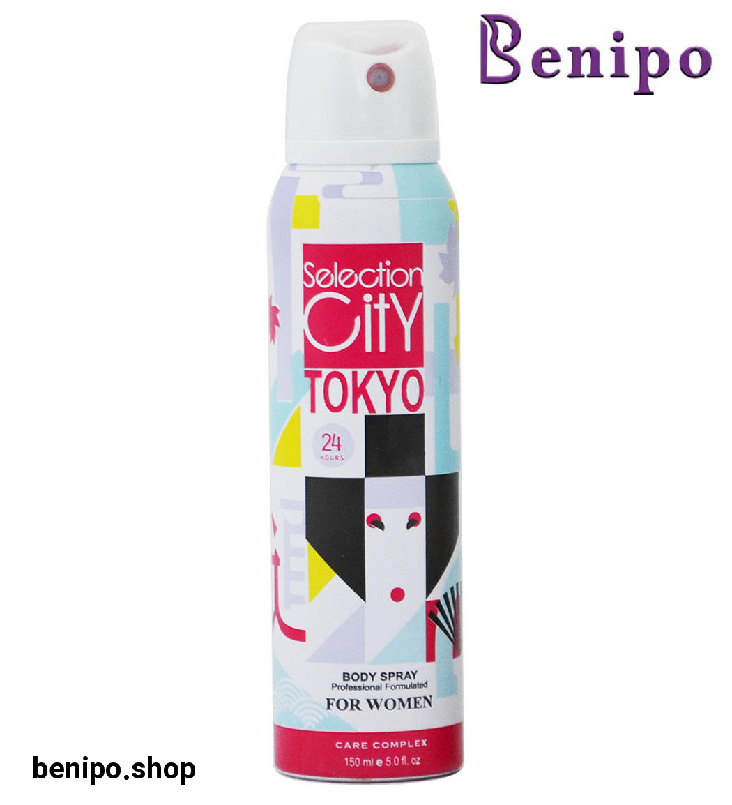 اسپری خوشبو کننده بدن زنانه مدل توکیو 150میل