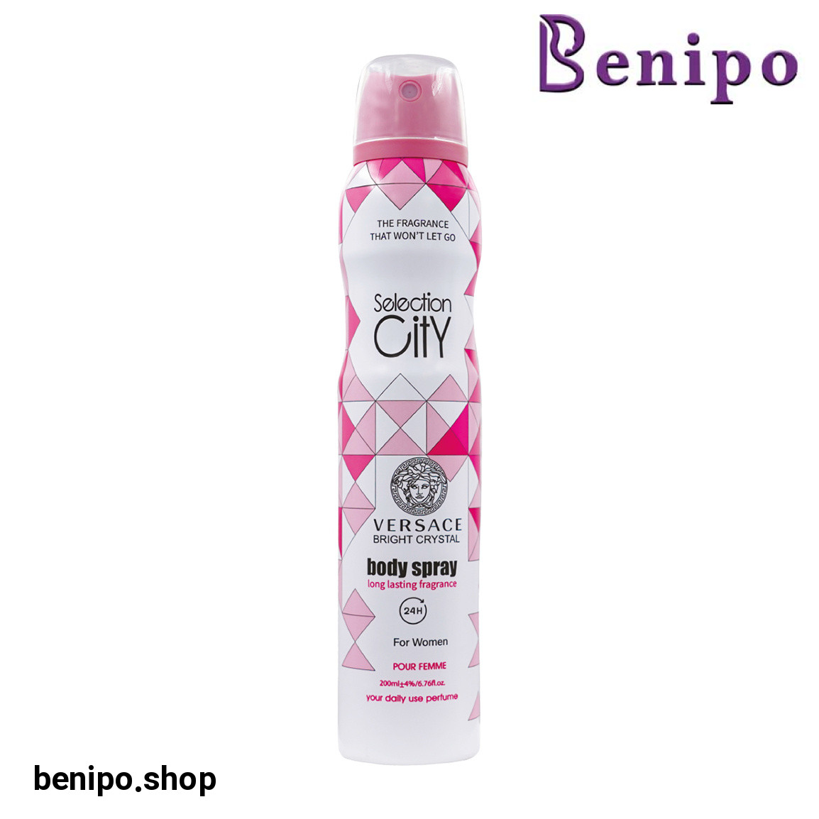 اسپری خوشبو کننده بدن زنانه Versace Bright Crystal حجم 200میل