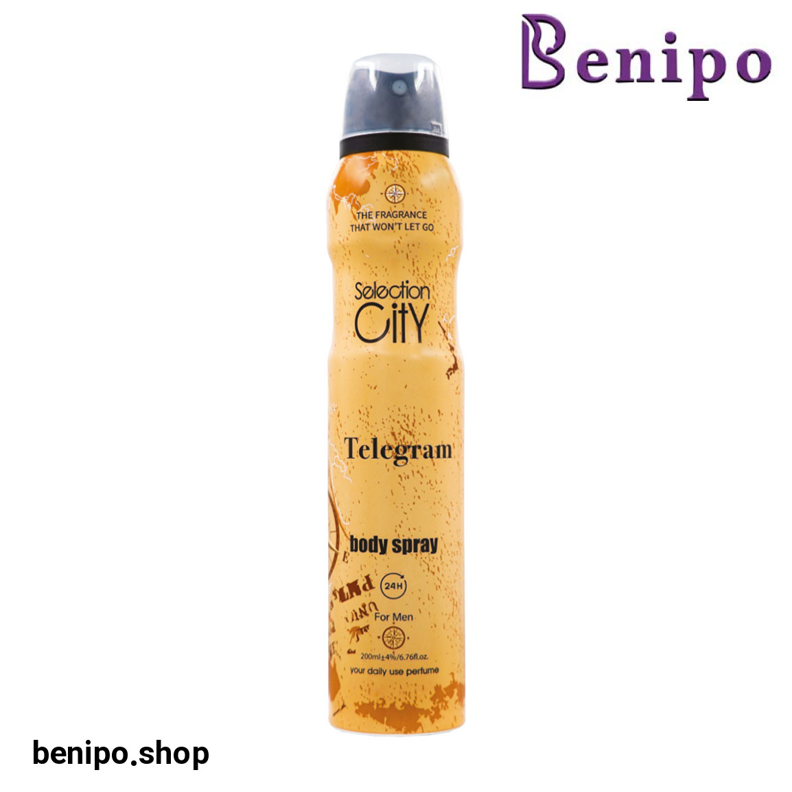 اسپری بدن مردانه مدل Telegram حجم 200 میلی لیتر