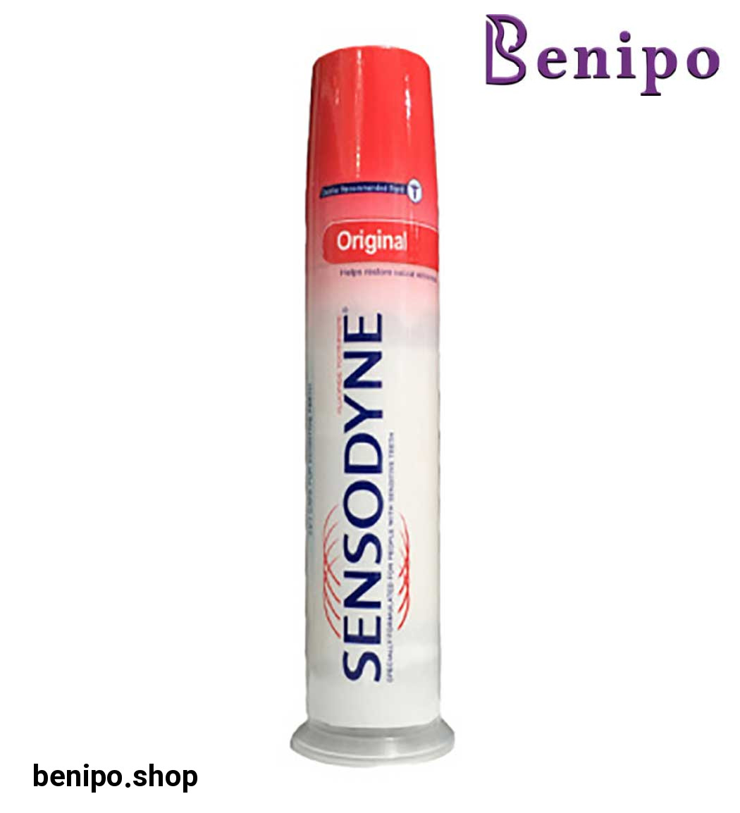 خمیردندان پمپی سفید کننده مدل Original حجم 100 میل