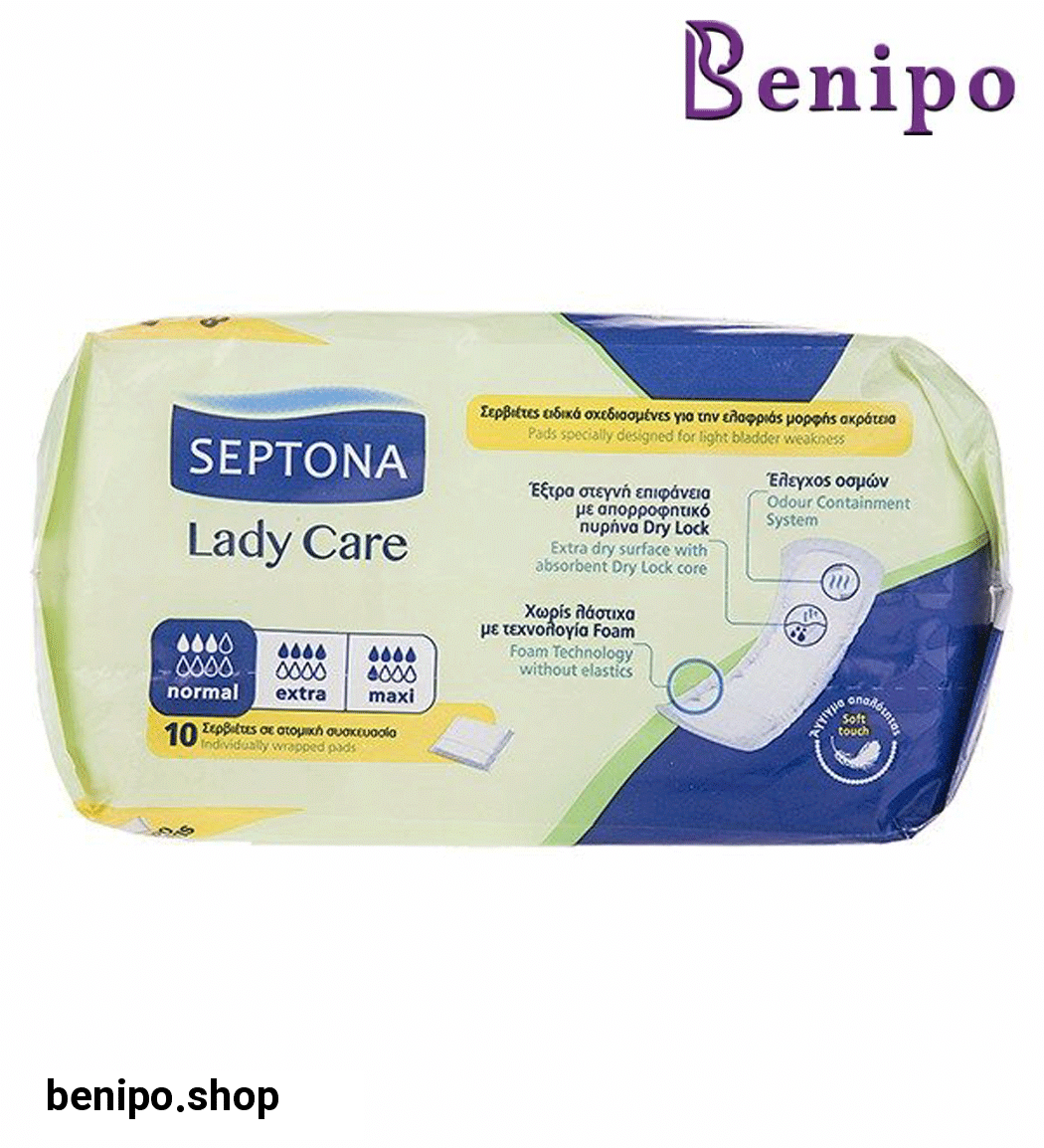 پوشینه مدل Normal Lady Care بسته 10 عددی