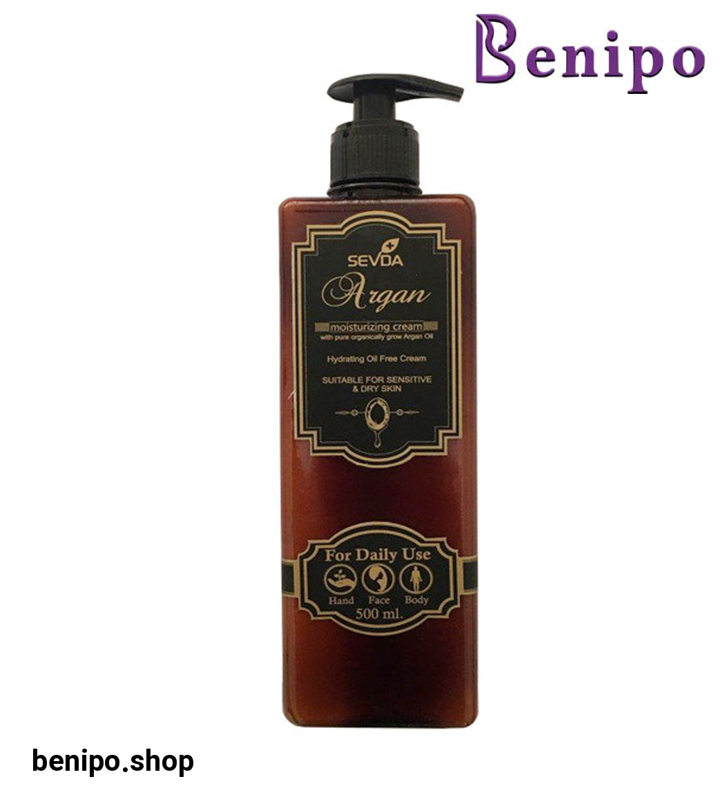 کرم مرطوب کننده آرگان دست، صورت و بدن 500میل