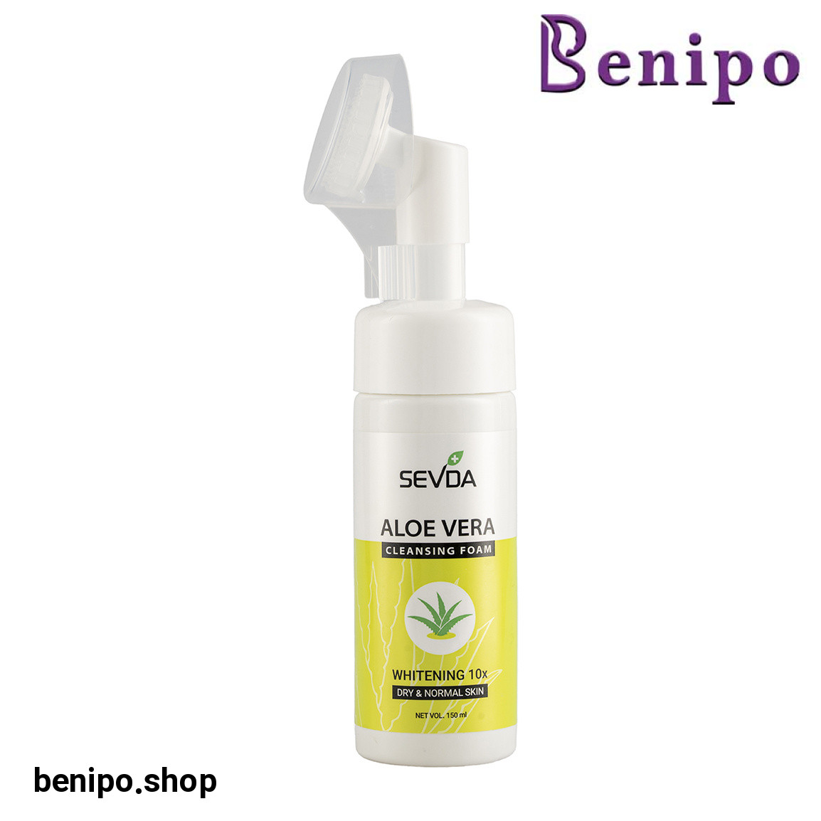 فوم ژل لایه بردار و شستشوی حرفه ای صورت پوست خشک و معمولی با عصاره آلوئه ورا