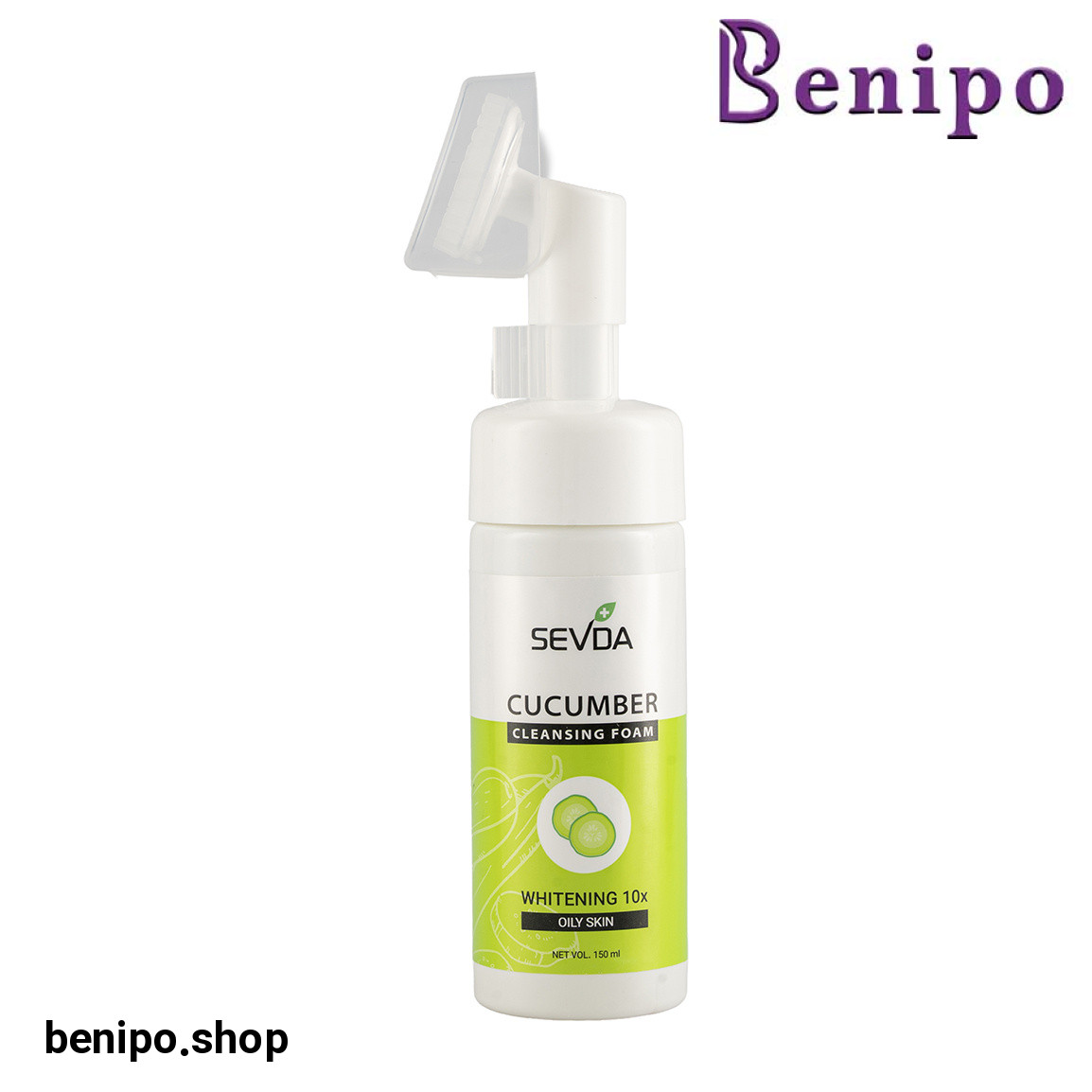 فوم ژل لایه بردار و شستشوی حرفه ای صورت پوست چرب با عصاره خیار