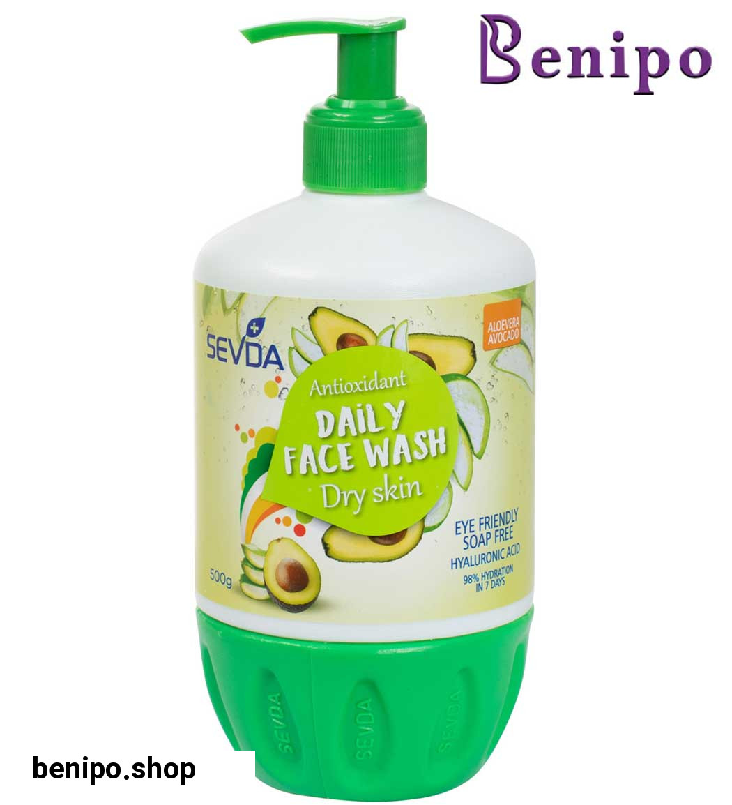 ژل شستشو صورت آلوئه ورا و آووکادو 500گرم