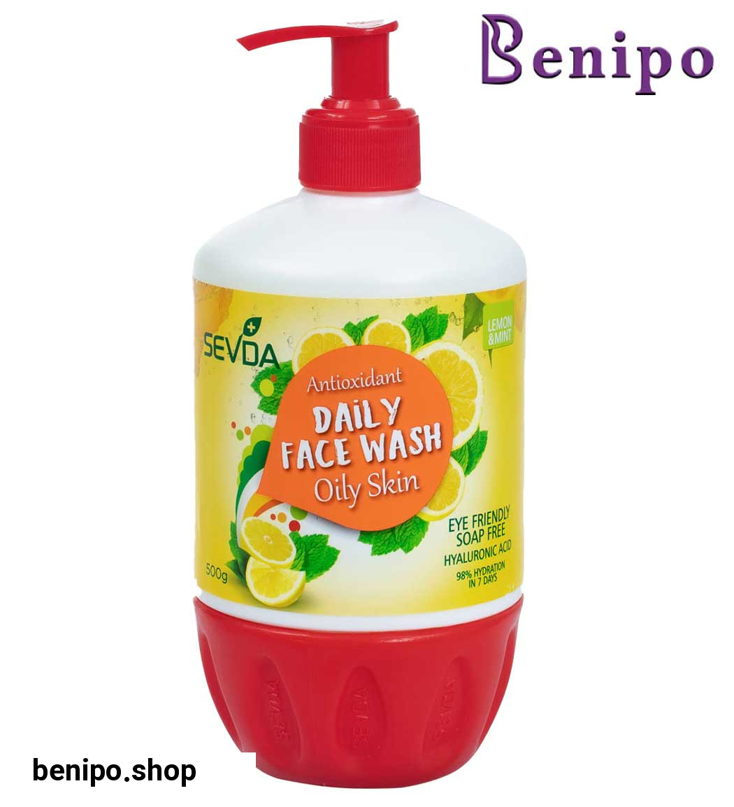 ژل شستشو صورت نعنا و لیمو  500گرم