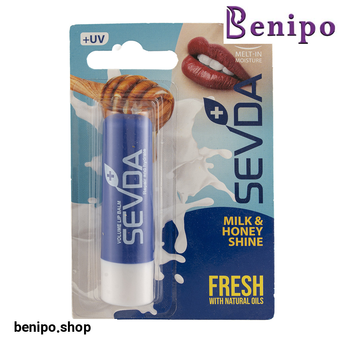 بالم لب مدل شیر و عسل