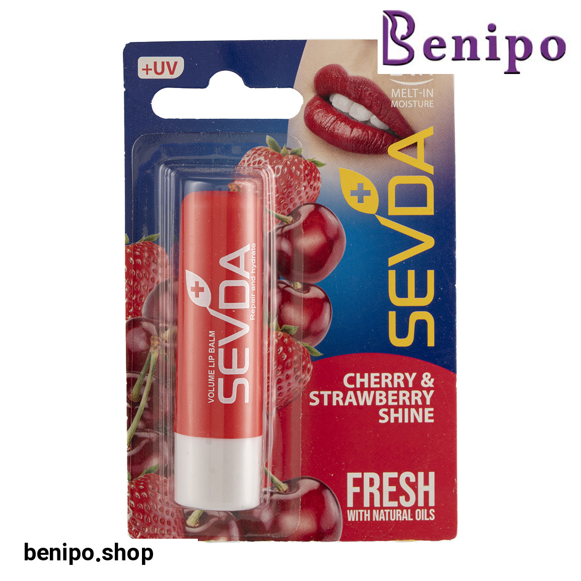 بالم لب توت فرنگی و آلبالو