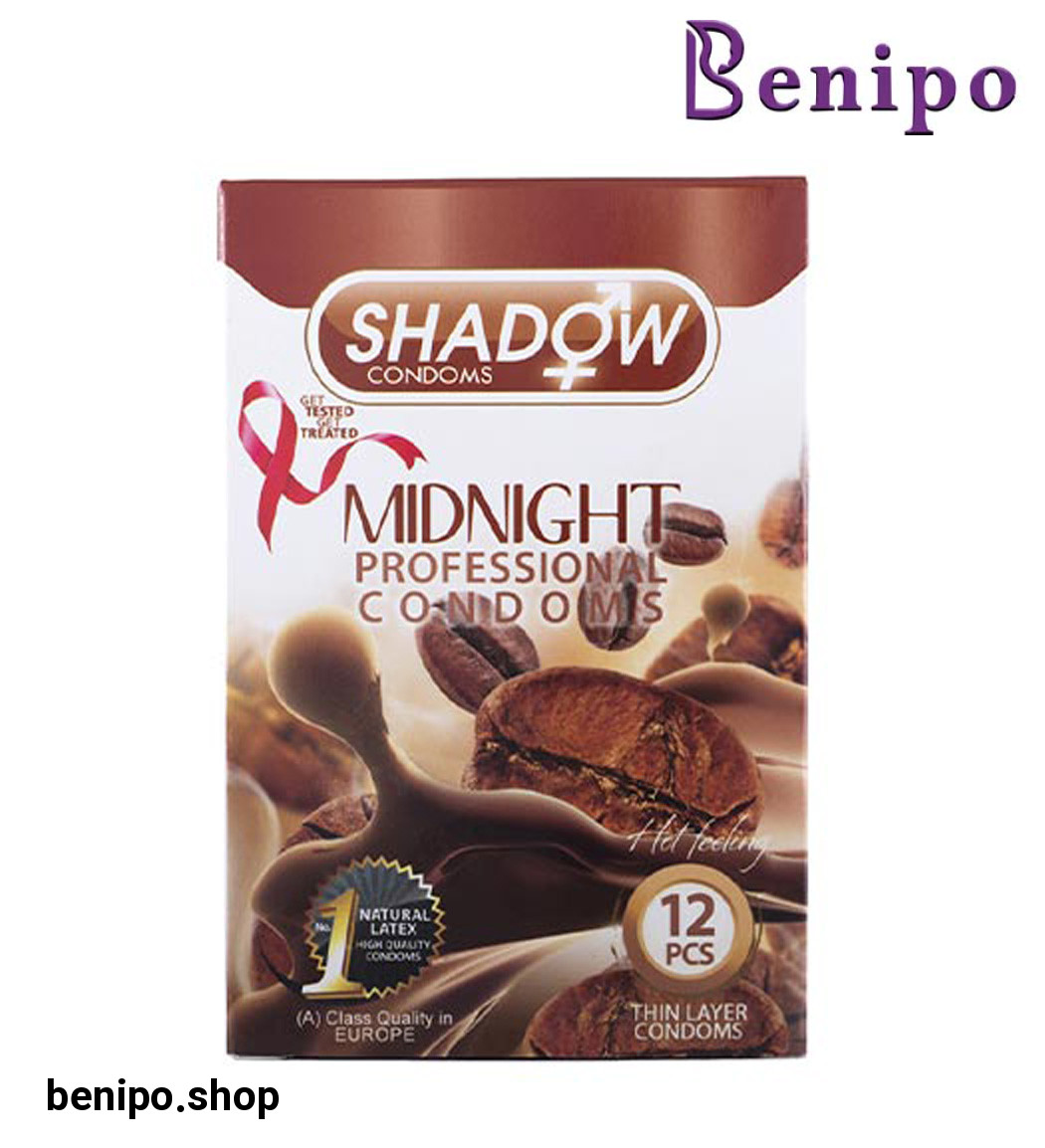 کاندوم میدنایت تاخیری خاردار شیاردار قهوه 12تایی