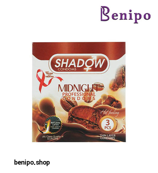 کاندوم میدنایت تاخیری خاردار شیاردار قهوه 3تایی