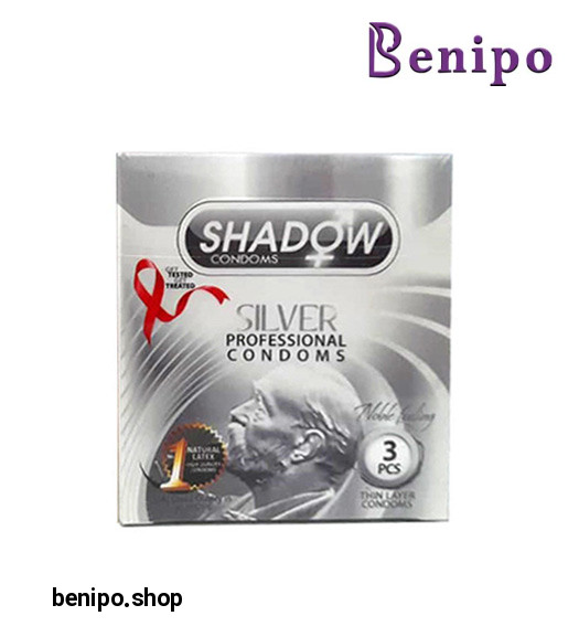 کاندوم نقره ای نازک و تاخیری 3تایی