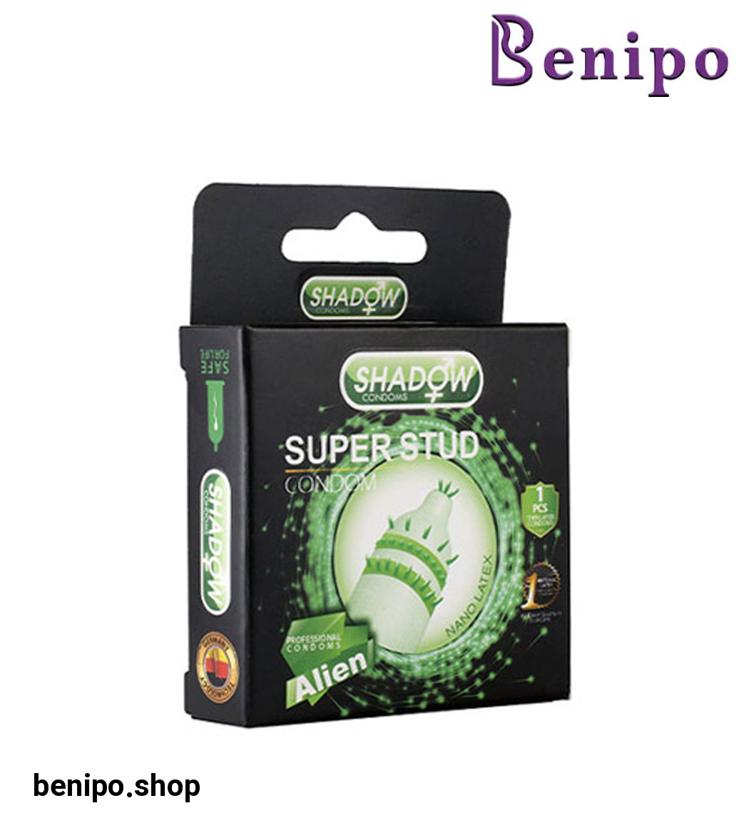 کاندوم فضایی دکمه دار G-Spot تحریکی 1عددی