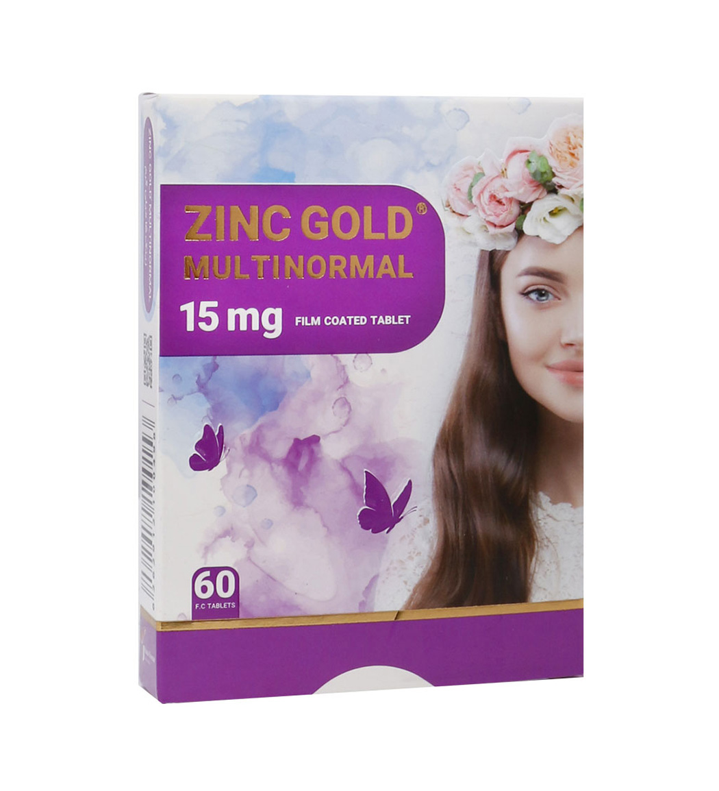 قرص زینک گلد بسته 60 عددی