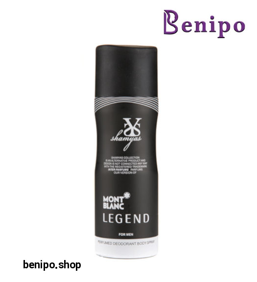 دئودورانت مردانه Mont Blanc Legend حجم 200میل