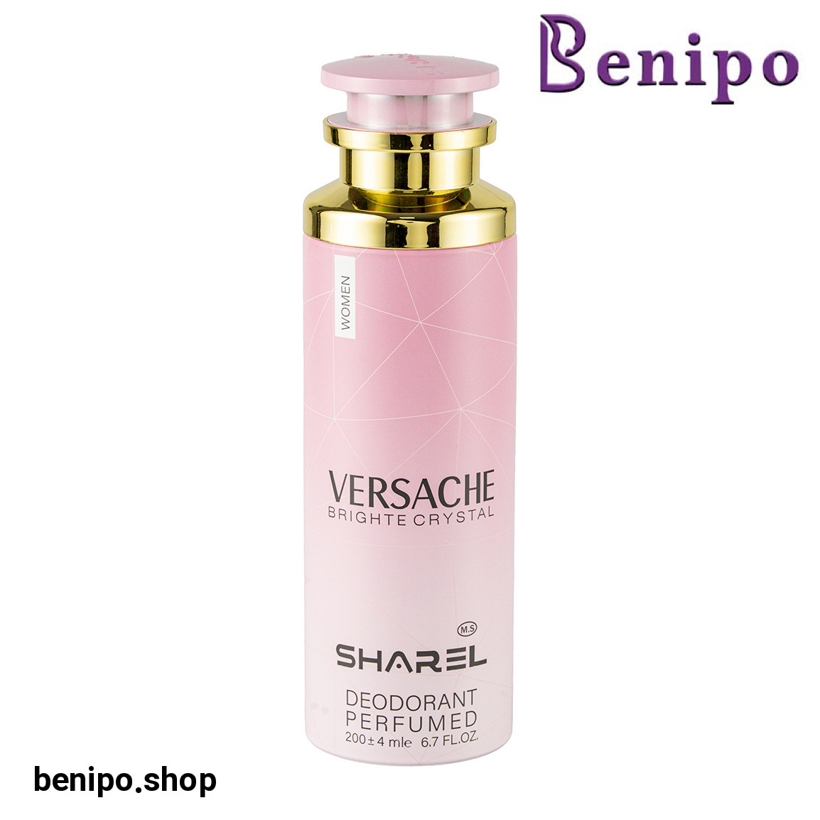 اسپری دئودورانت زنانه مدل Versache Bright Crystal حجم 200 میلی لیتر