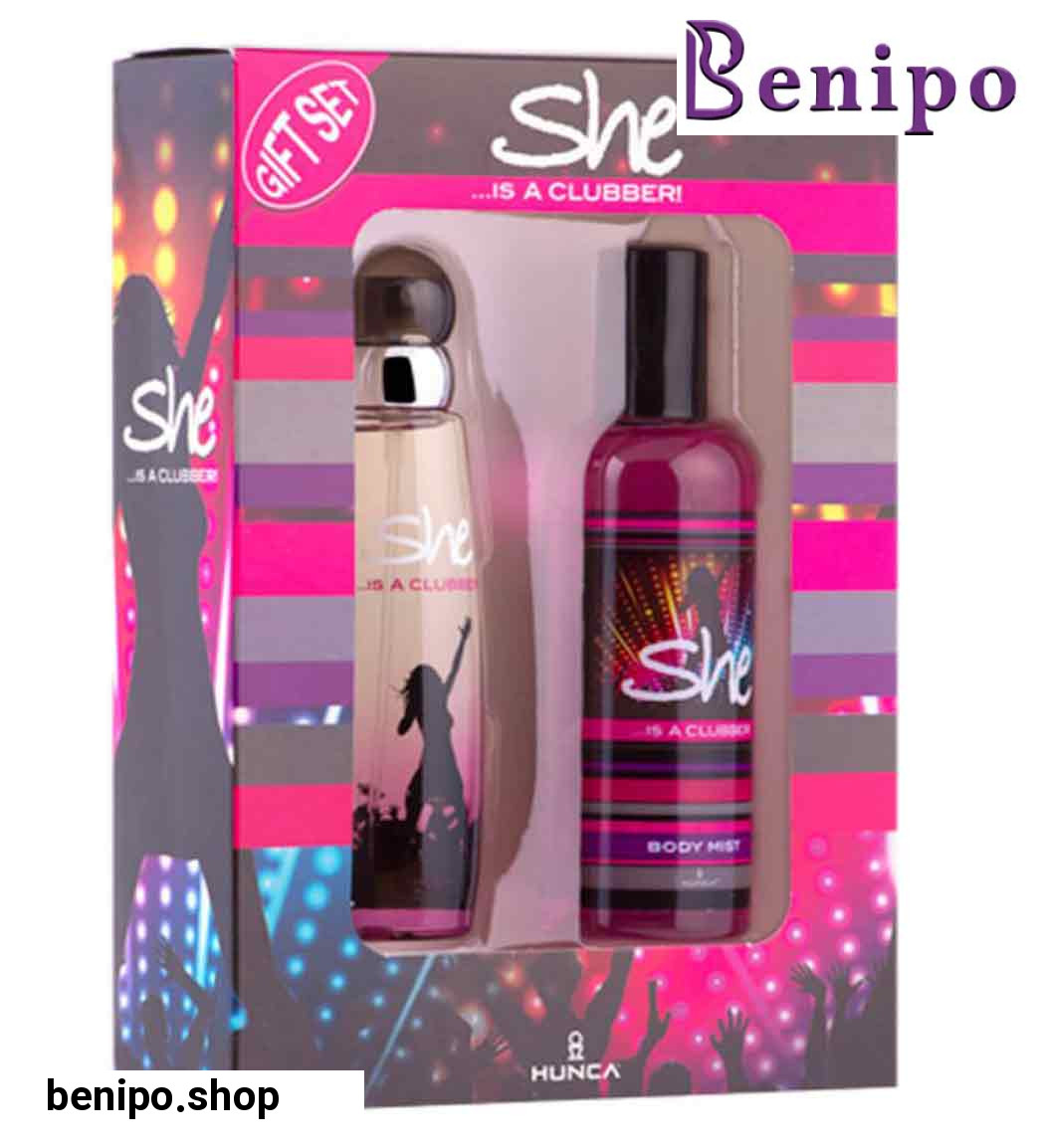 ست هدیه ادوتویلت و بادی اسپلش زنانه کلابر