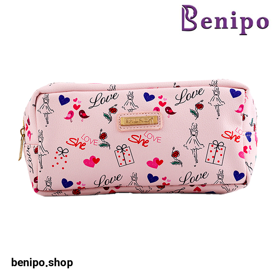 کیف لوازم آرایش مدل Love