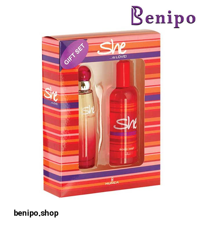 ست هدیه ادوتویلت و بادي اسپلش زنانه لاو