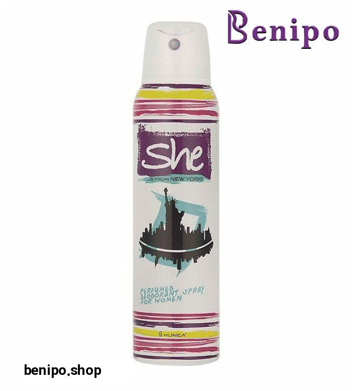 اسپری دئودورانت نیویورک تاریخ انقضا : 5 ماه