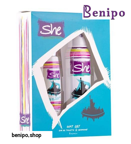 ست هدیه ادوتویلت و دئودورانت زنانه نیویورک تاریخ انقضا ۵ ماه