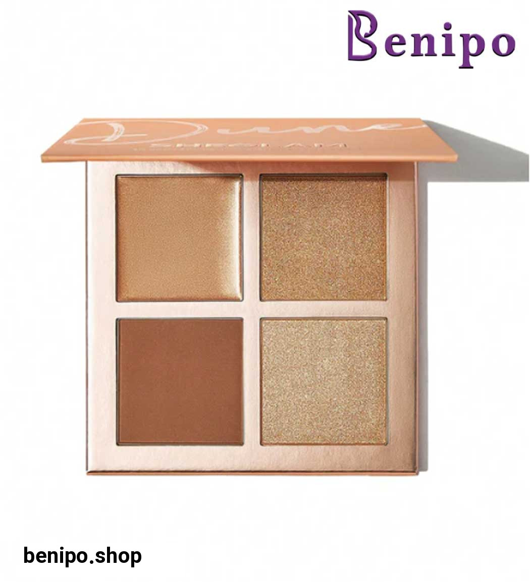 پالت کانتور و برانزر مدل پودری 4 رنگ