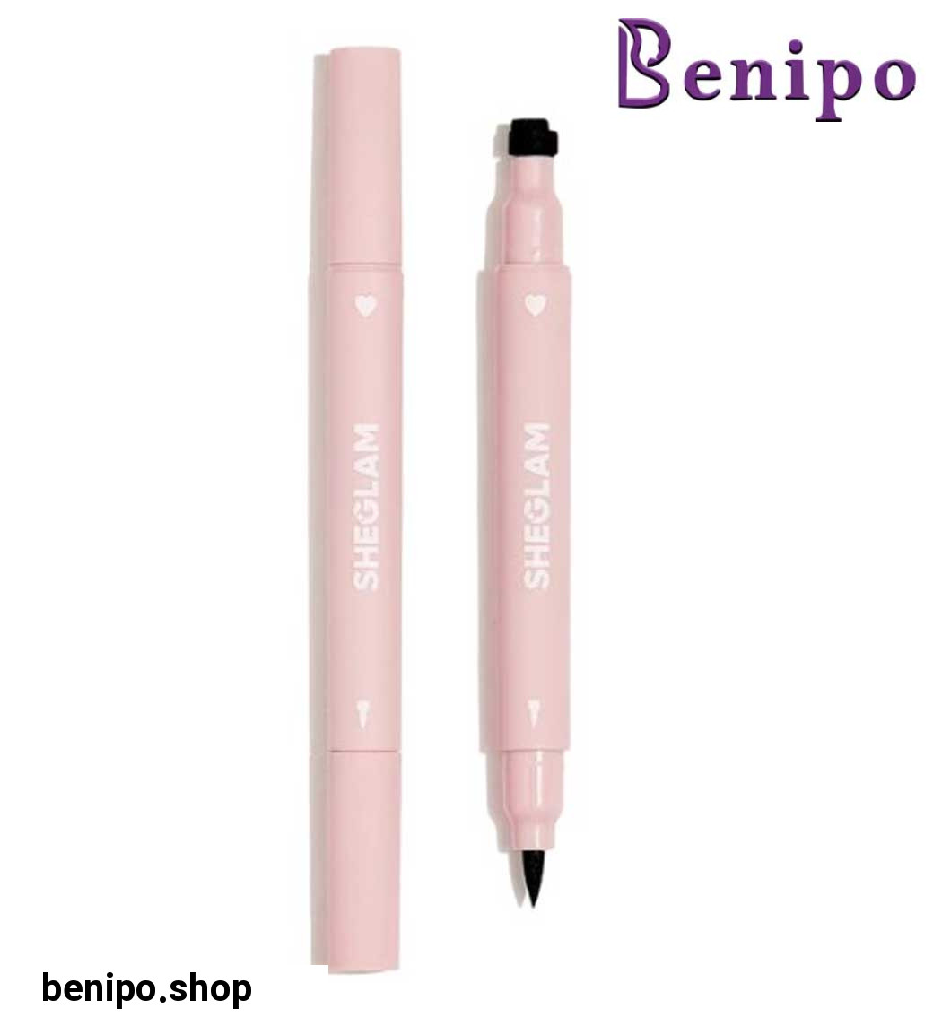 خط چشم به همراه استامپ قلبی