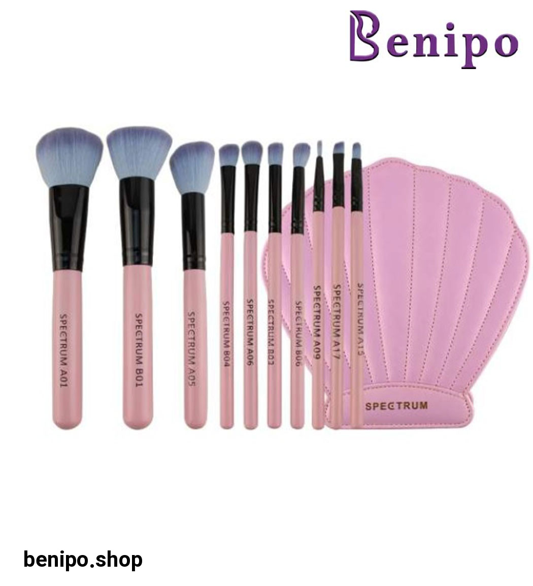 ست براش 10 تکه صدفی