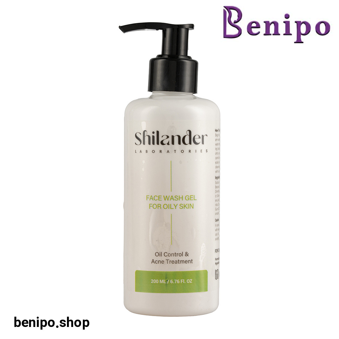 ژل شستشو صورت مناسب پوست چرب و مختلط حجم 200 میلی لیتر
