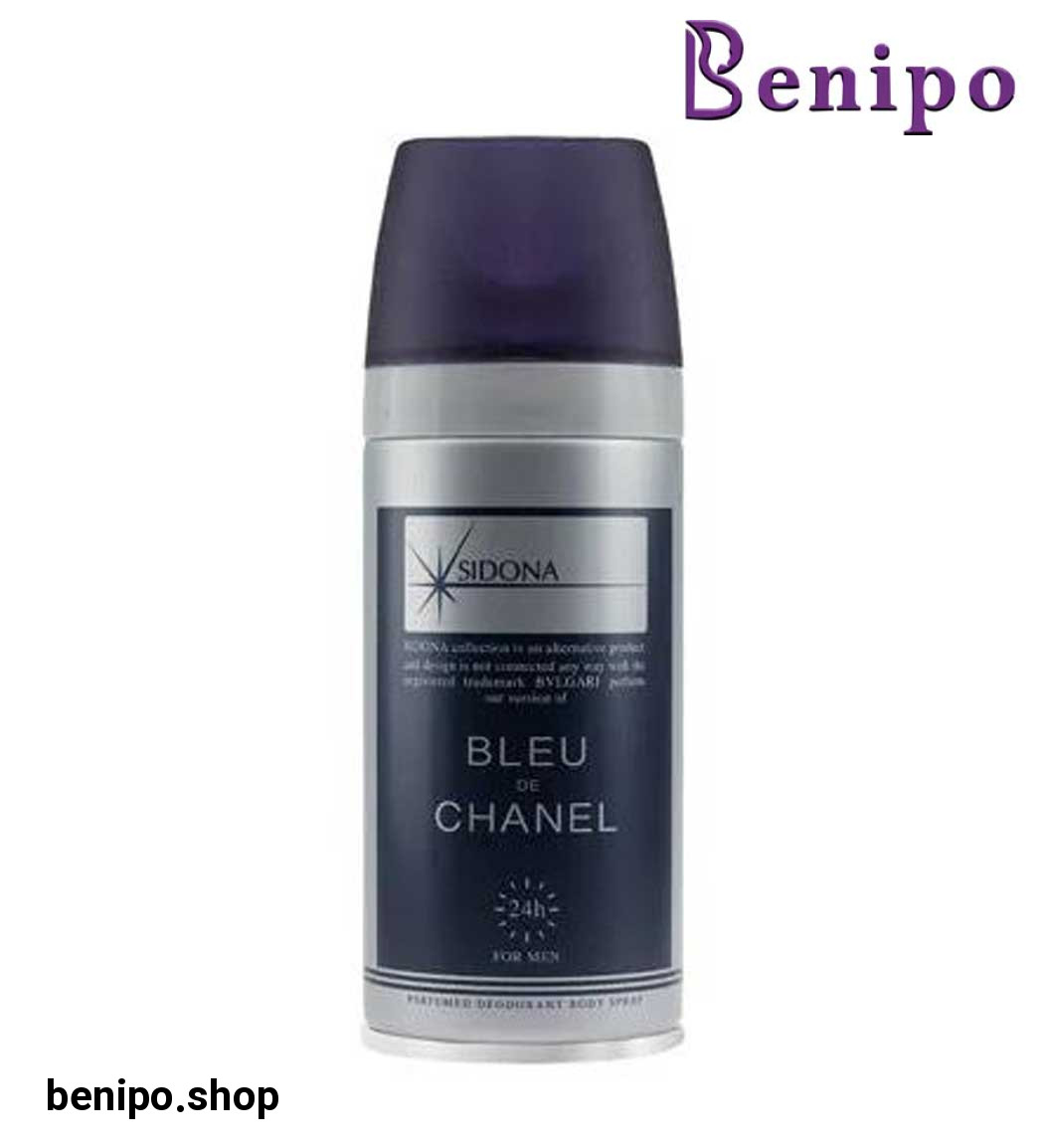 اسپری دئودورانت بدن مردانه مدل Blue de Chanel حجم 150میل