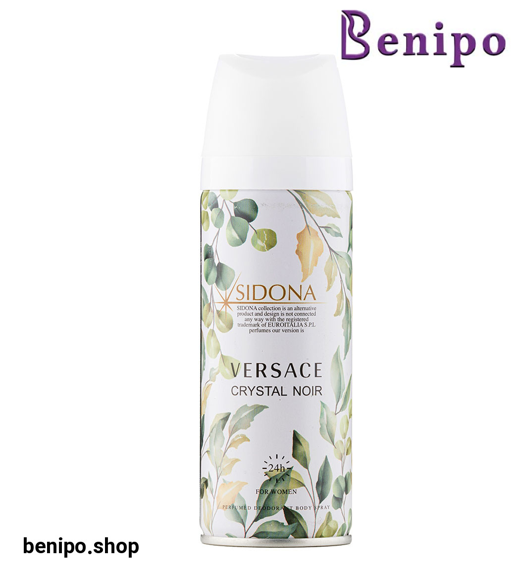 اسپری دئودورانت زنانه مدل Crystal Noir حجم 200میل