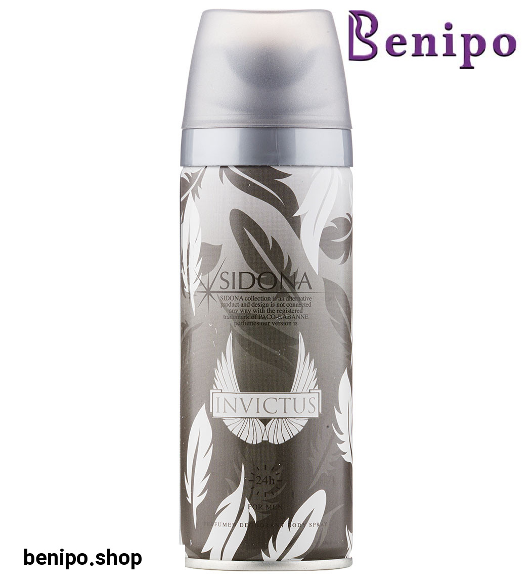اسپری دئودورانت مردانه مدل Invictus حجم 200میل