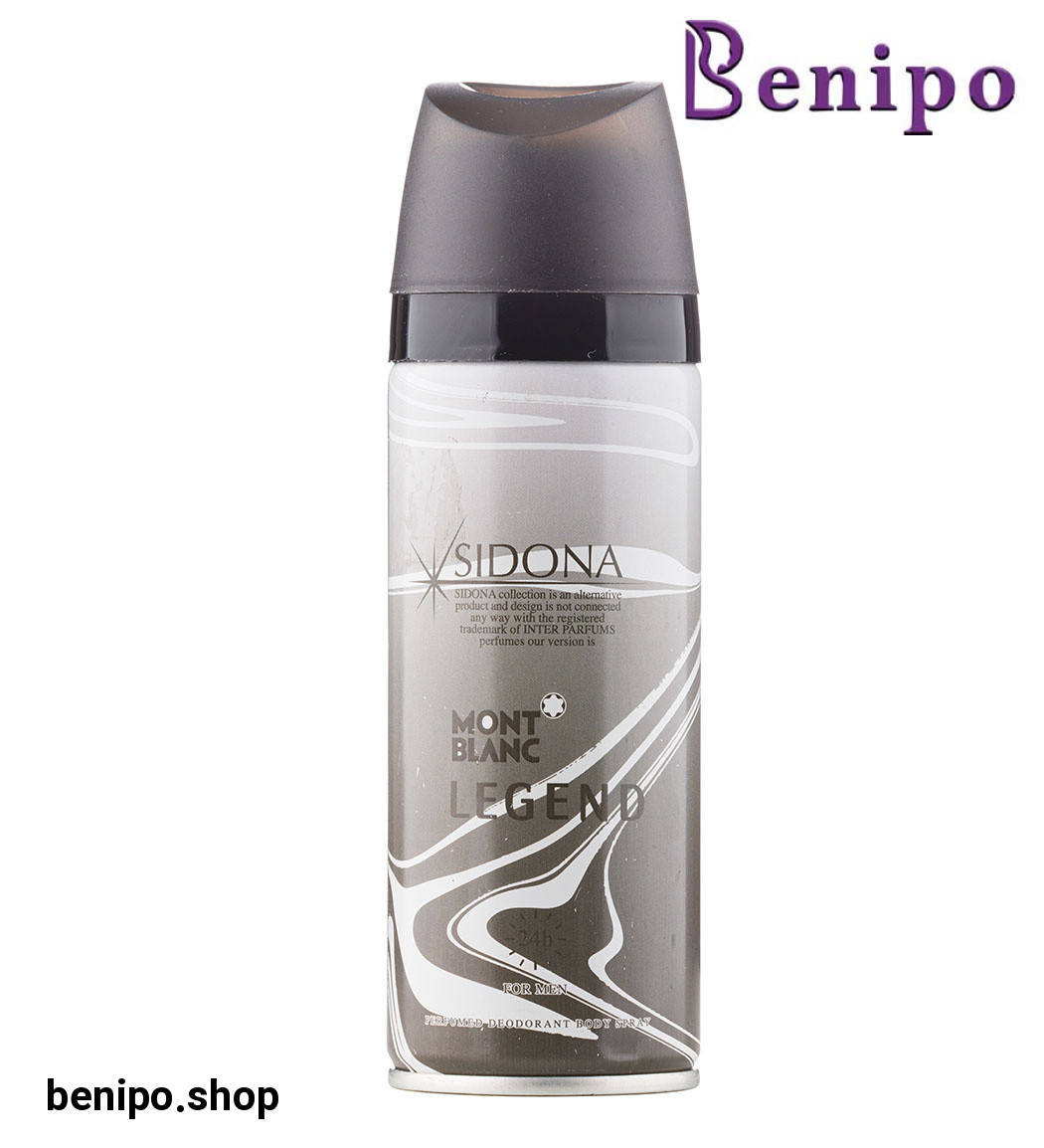 اسپری دئودورانت بدن مردانه مدل Mont Blanc Legend حجم 200میل