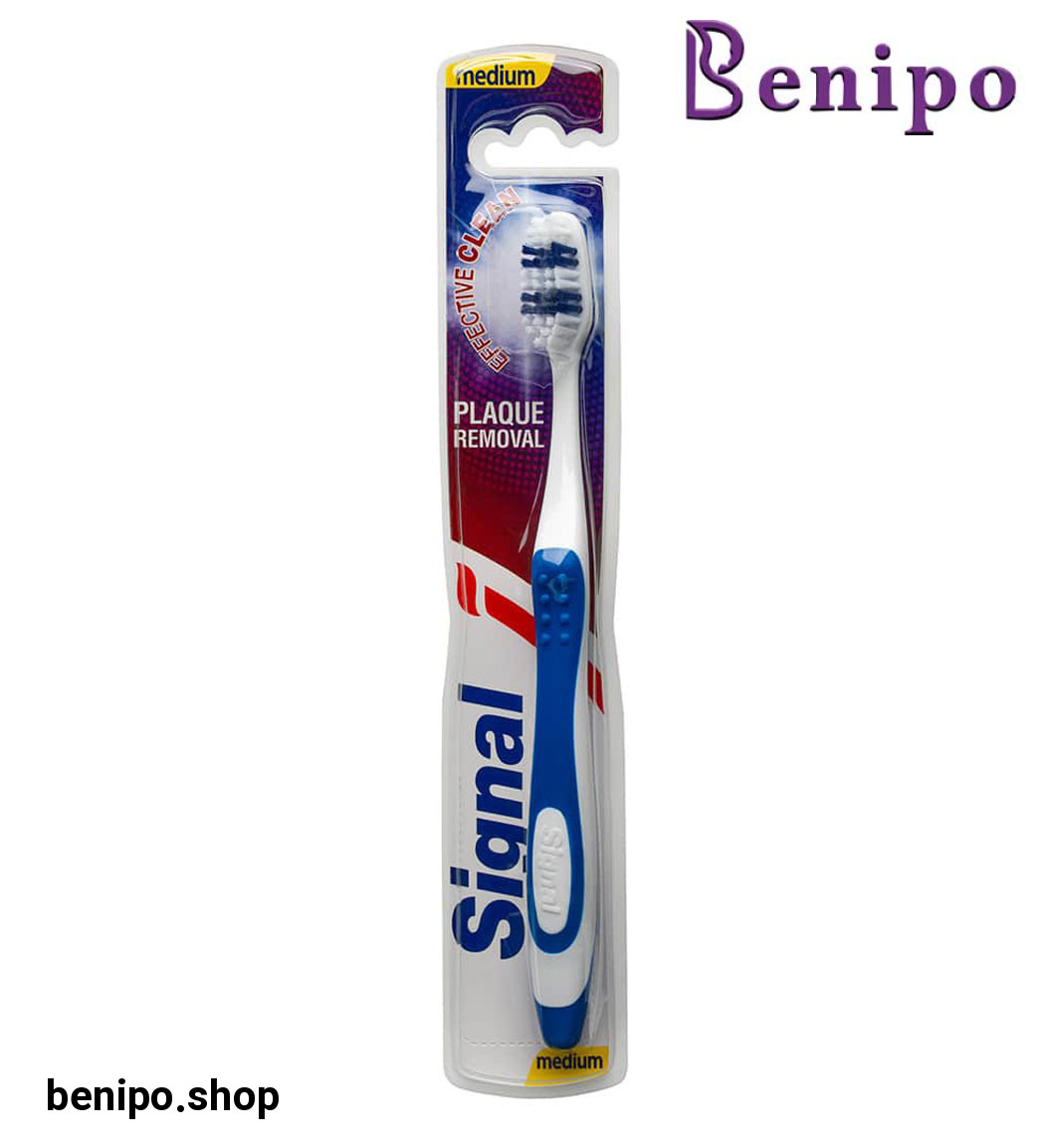 مسواک متوسط پاک کننده پلاک دندان