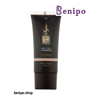 کرم پودر تیوپی حاوی ویتامین E دارای SPF15 حجم 40 میلی لیتر