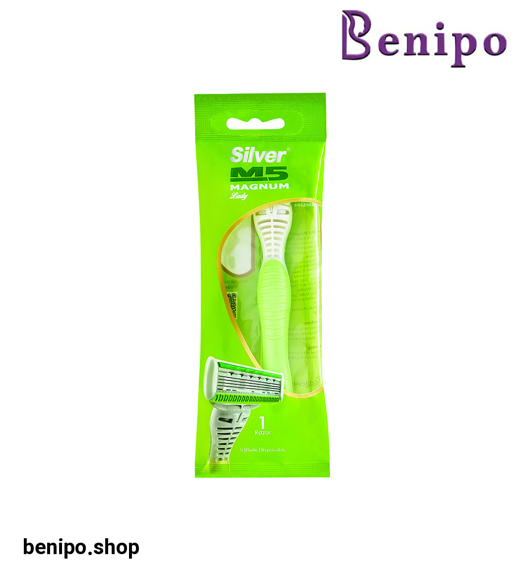تیغ چند بار مصرف 5 لبه ام 5 مگنوم زنانه تک عددی