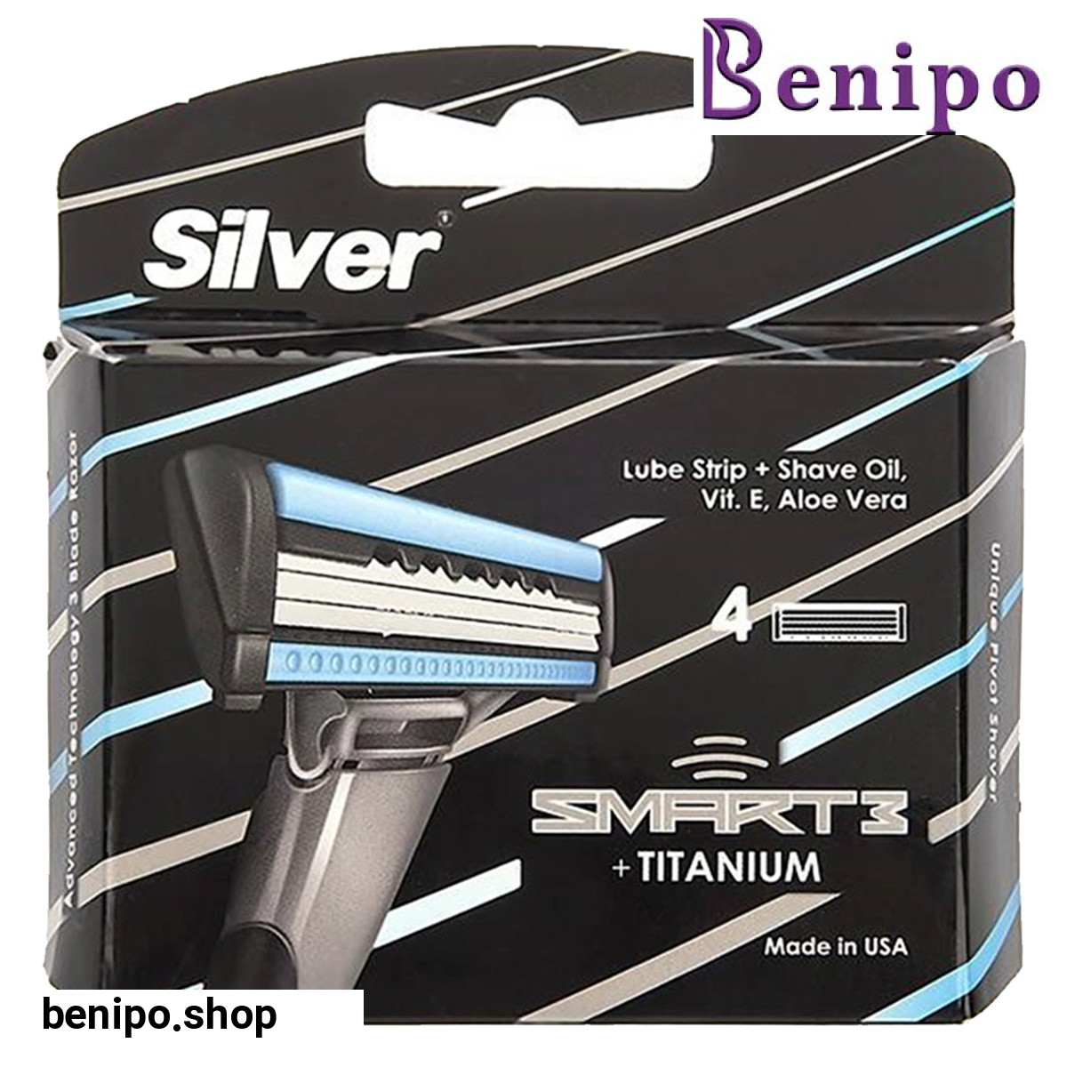 تیغ یدک 4 عددی مدل اسمارت3