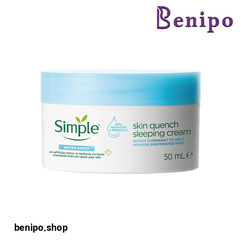 کرم مرطوب کننده و آبرسان شب مدل Water Boost حجم 50میل