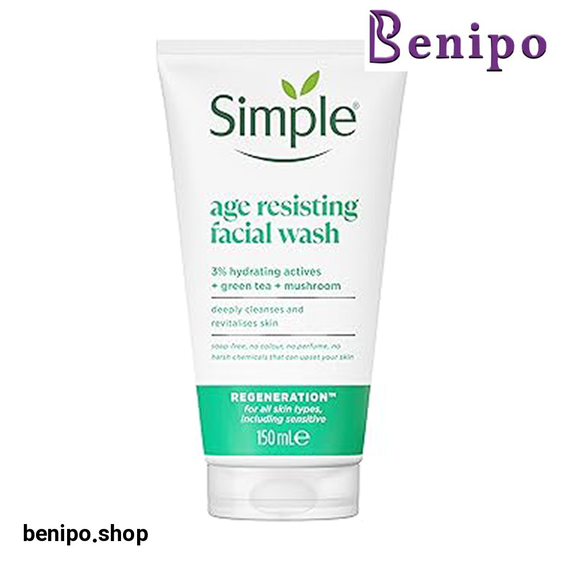 ژل شستشو ضدپیری چای سبز حجم 150 میلی لیتر